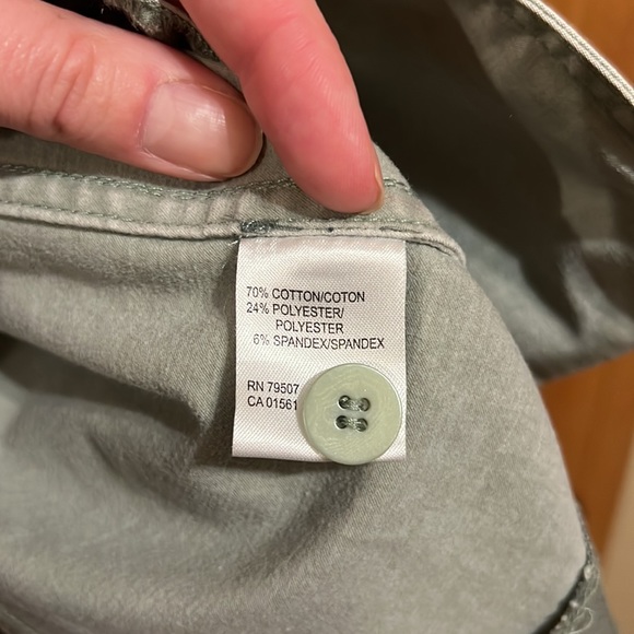 Isda & Co. Sage Green Cotton Blend Super Soft Trench Jacket - Picture 4 of 8